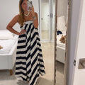 Stripe Maxi Dress