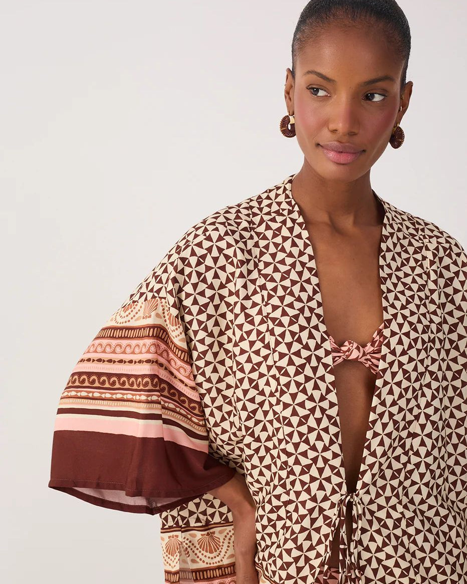 Multicolor Silt Kimono
