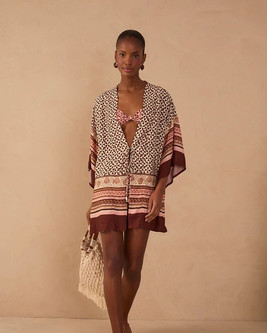 Multicolor Silt Kimono