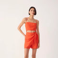 Cut out side Tie Rompers