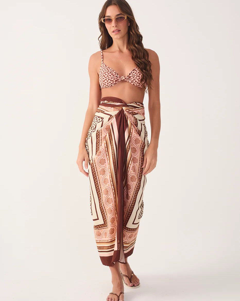 Multicolor luz Verao Maxi sarong