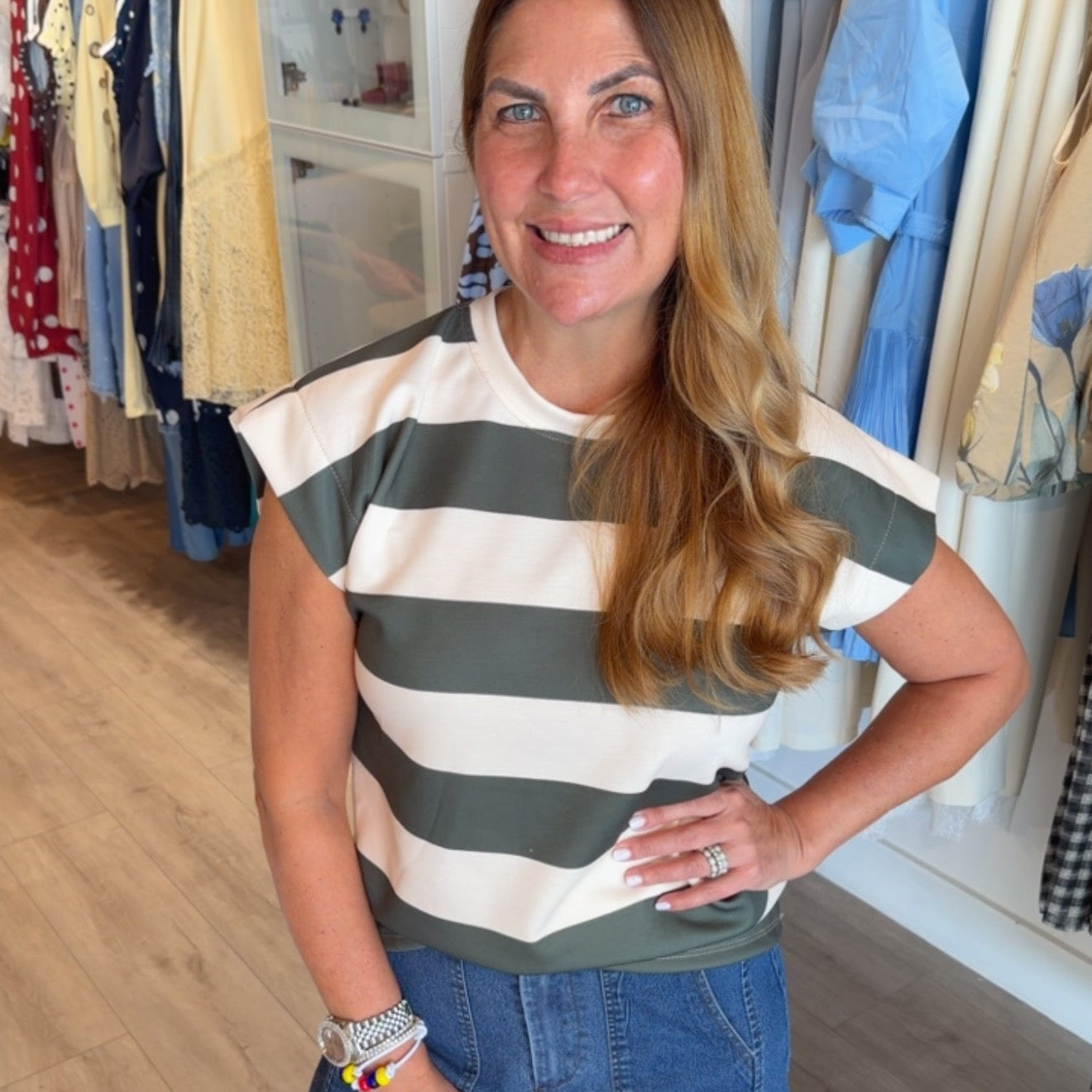 Portofino Stripe Tee