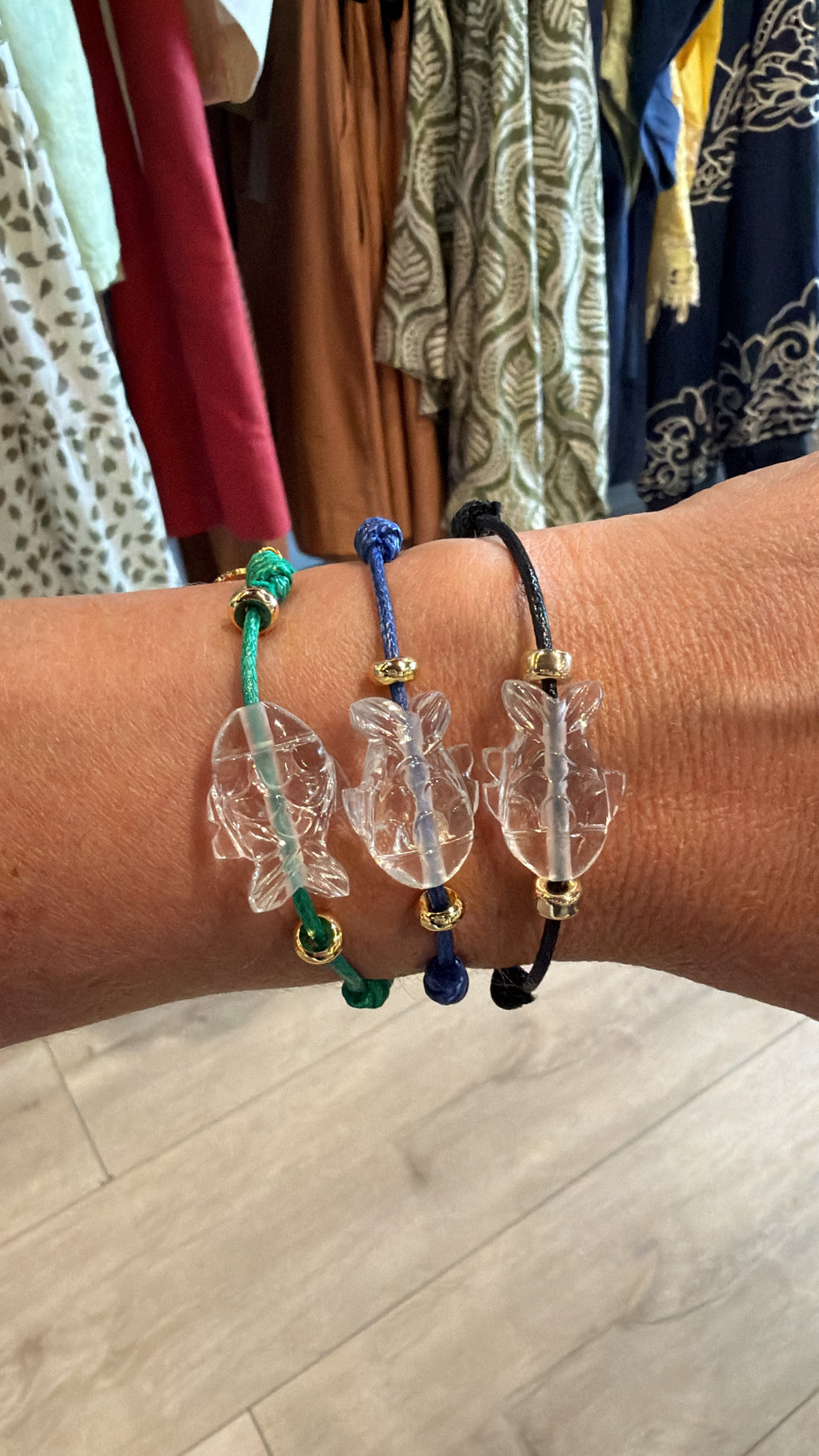 Maris Crystal Fish Bracelet