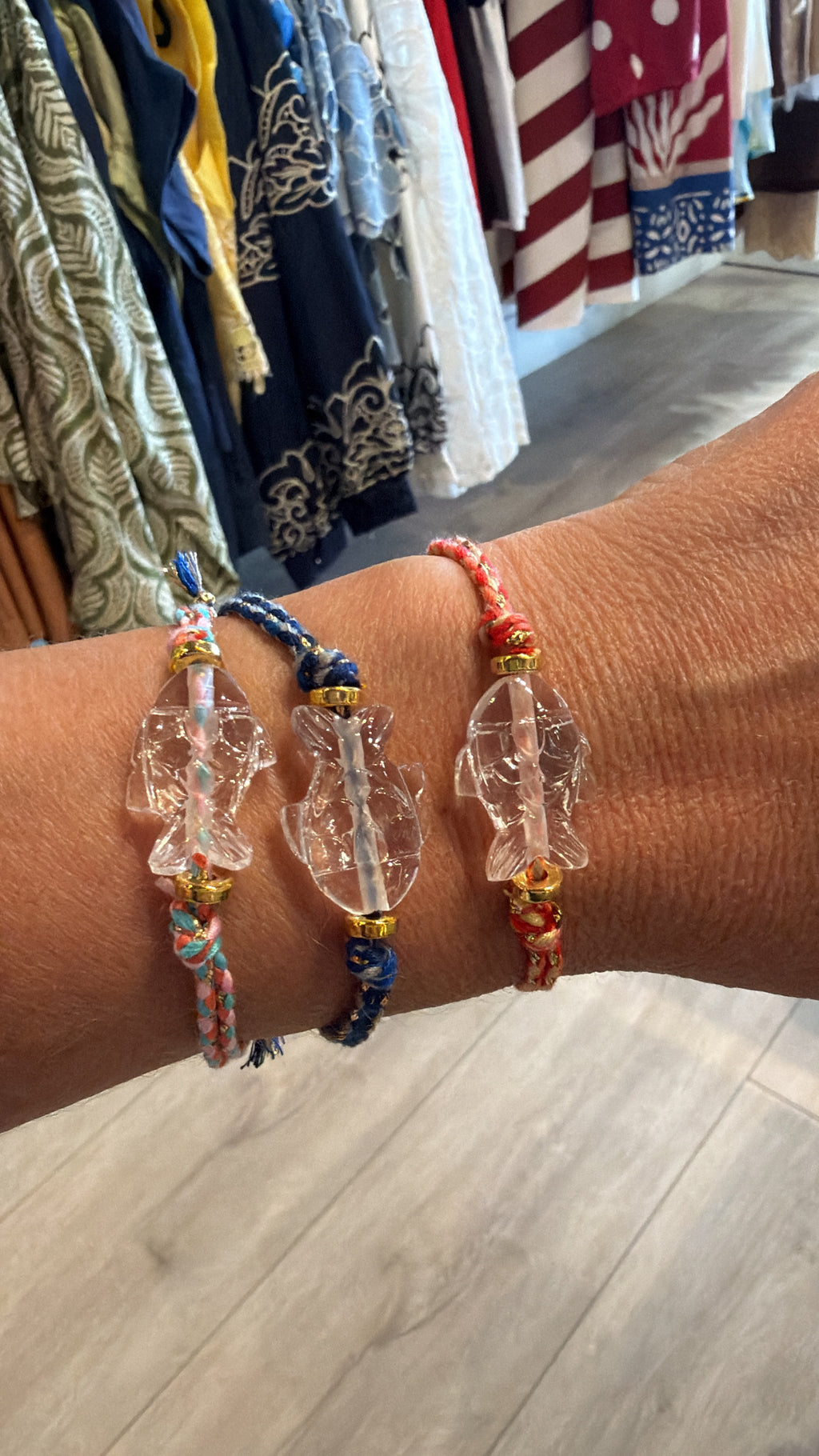 Maris Crystal Fish Bracelet