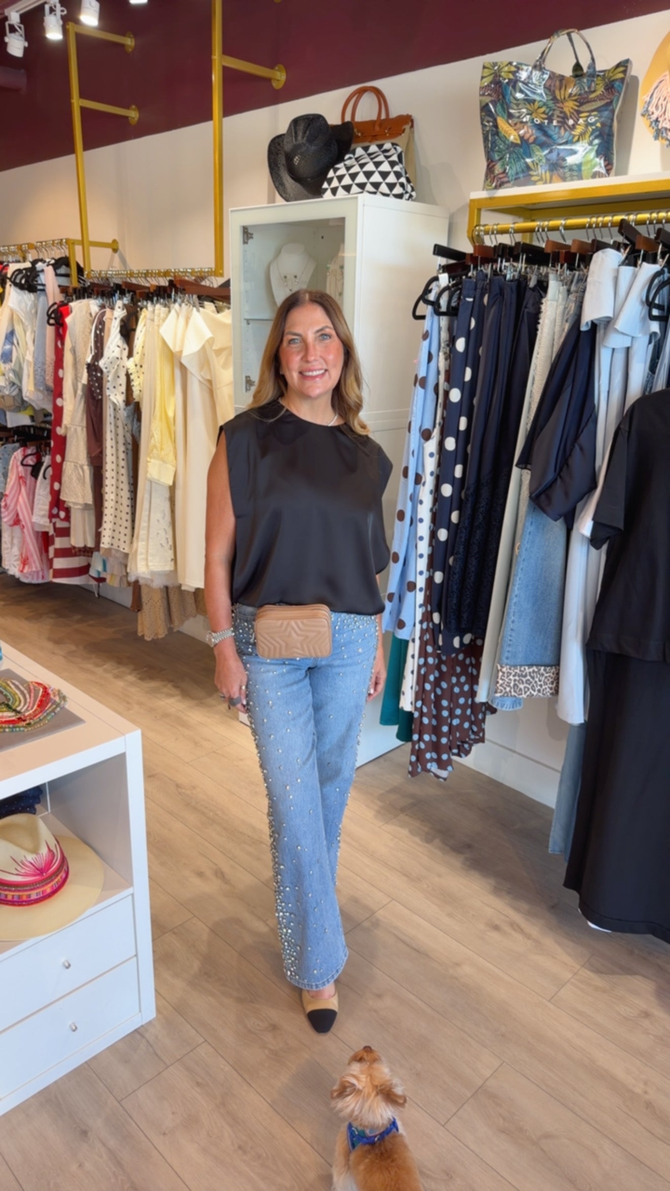 Vienna Silk Hi-Low Blouse