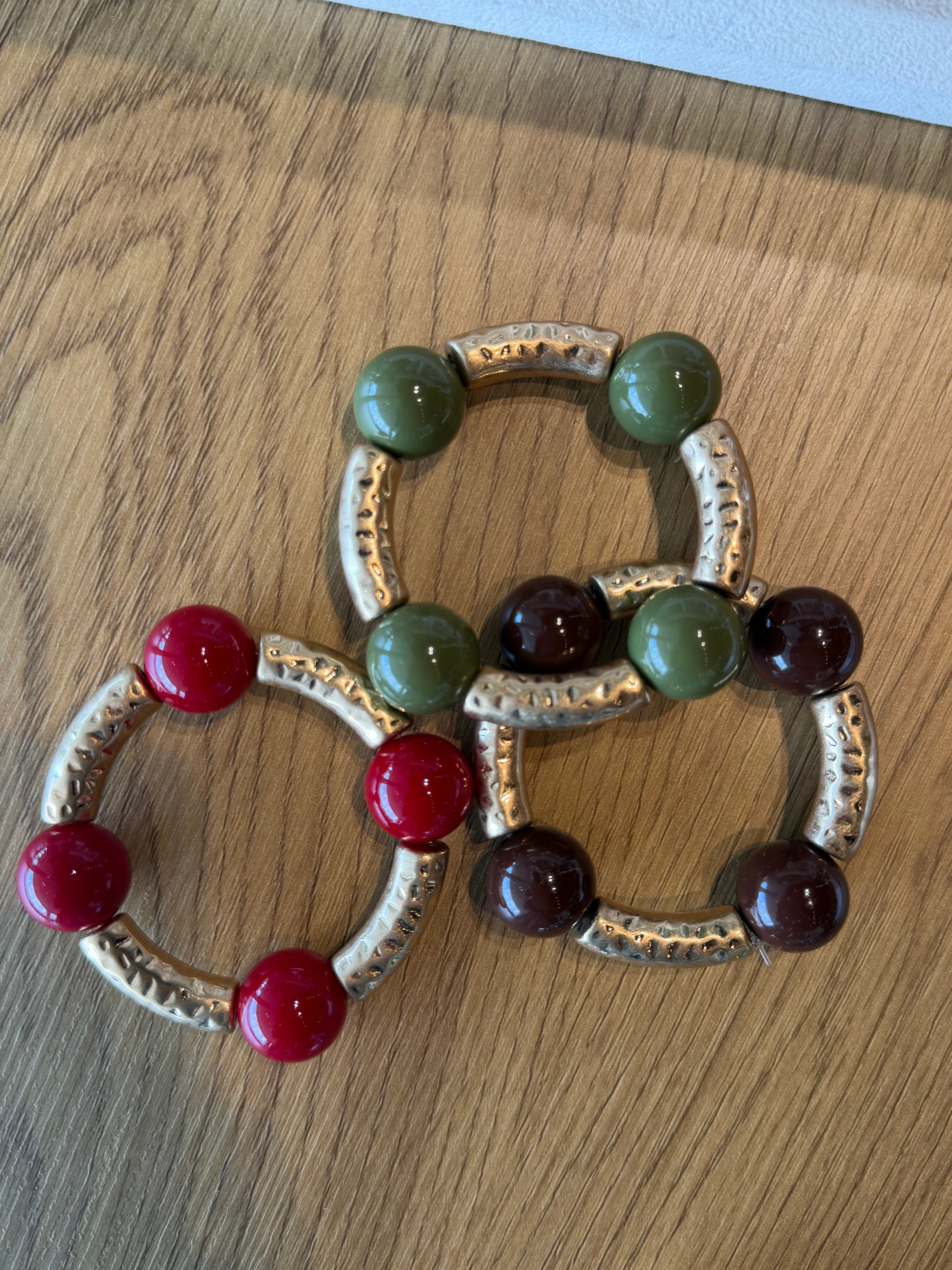 Sculpted Bead Bracelet