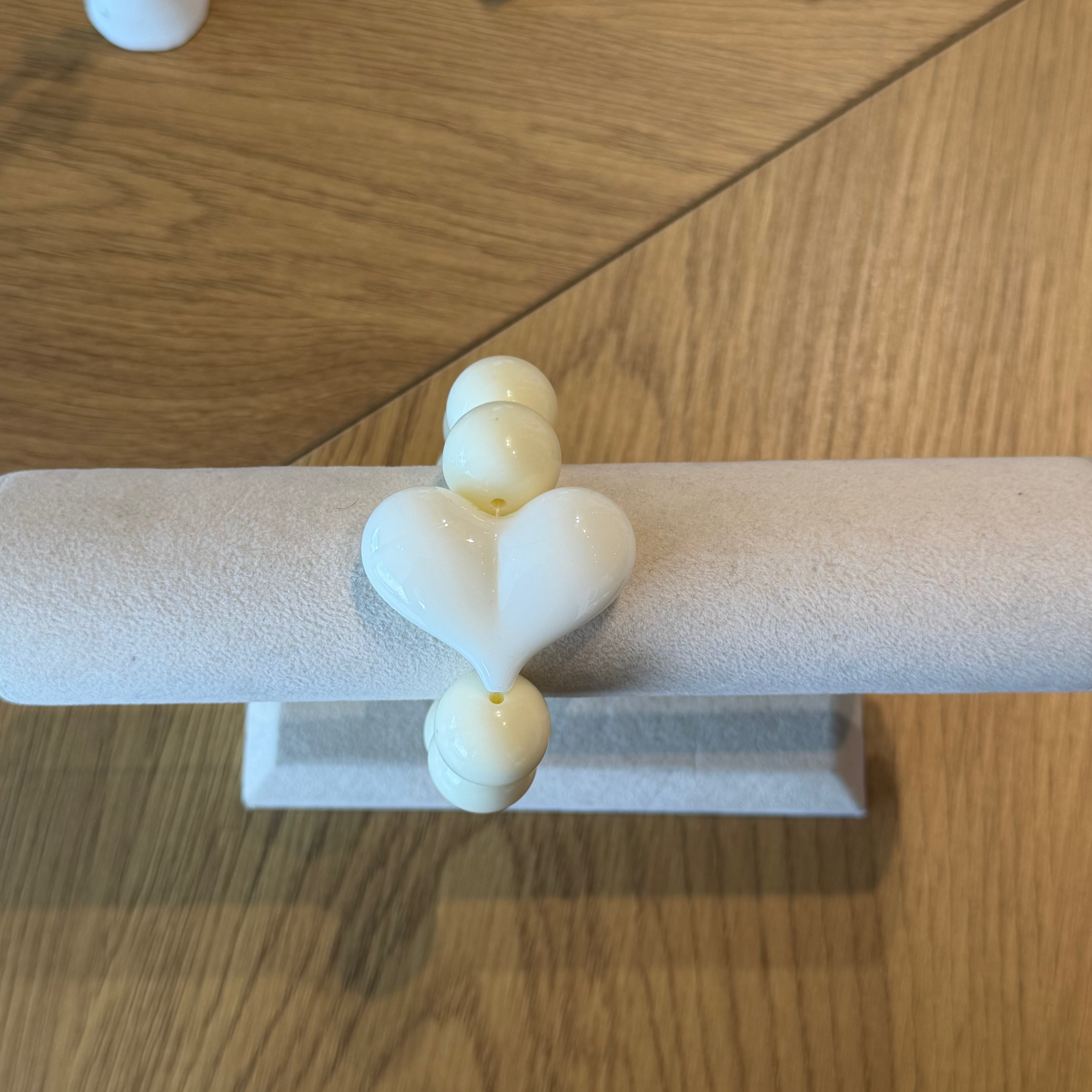 Bella Bead Heart Bracelet