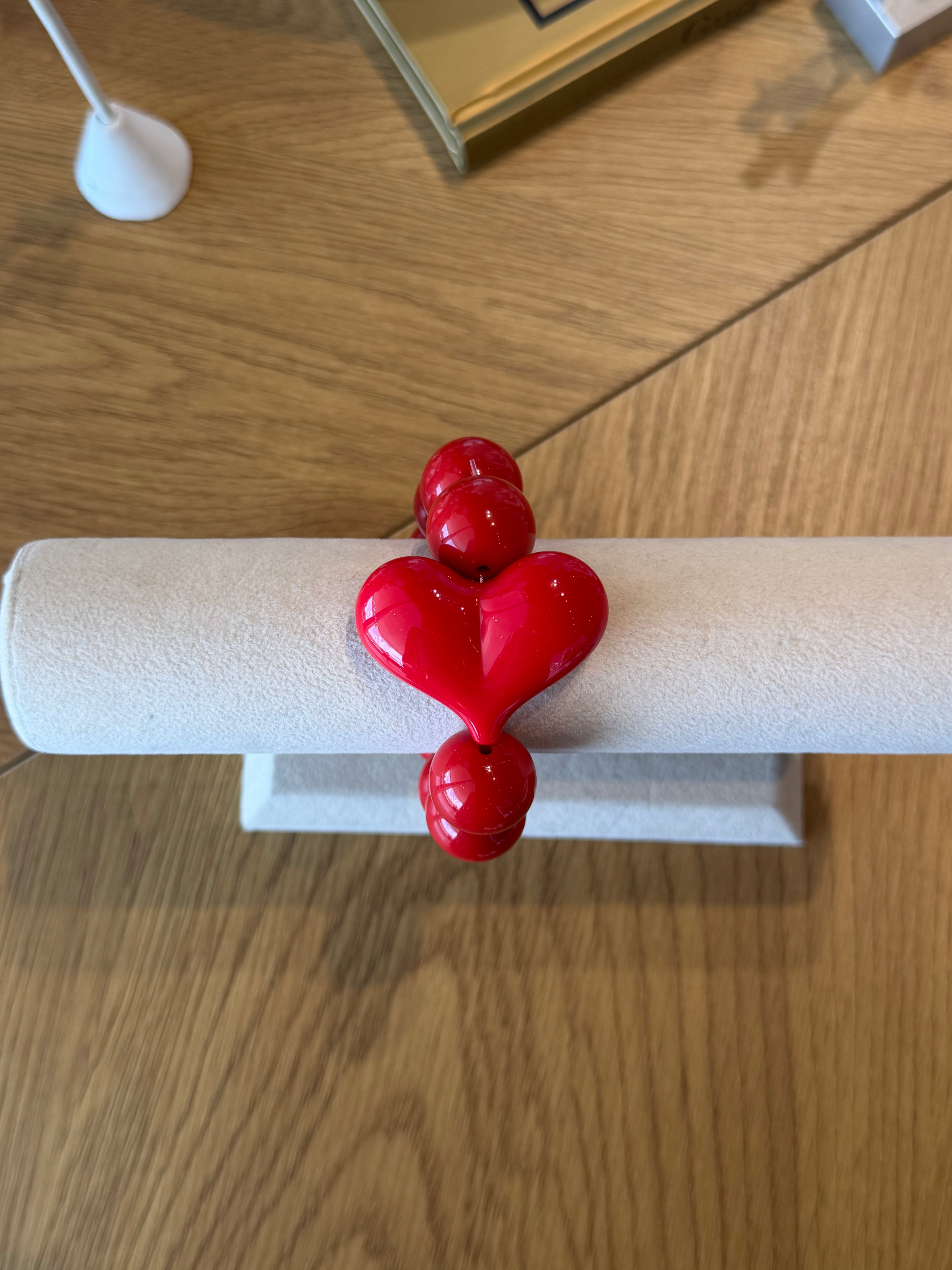 Bella Bead Heart Bracelet