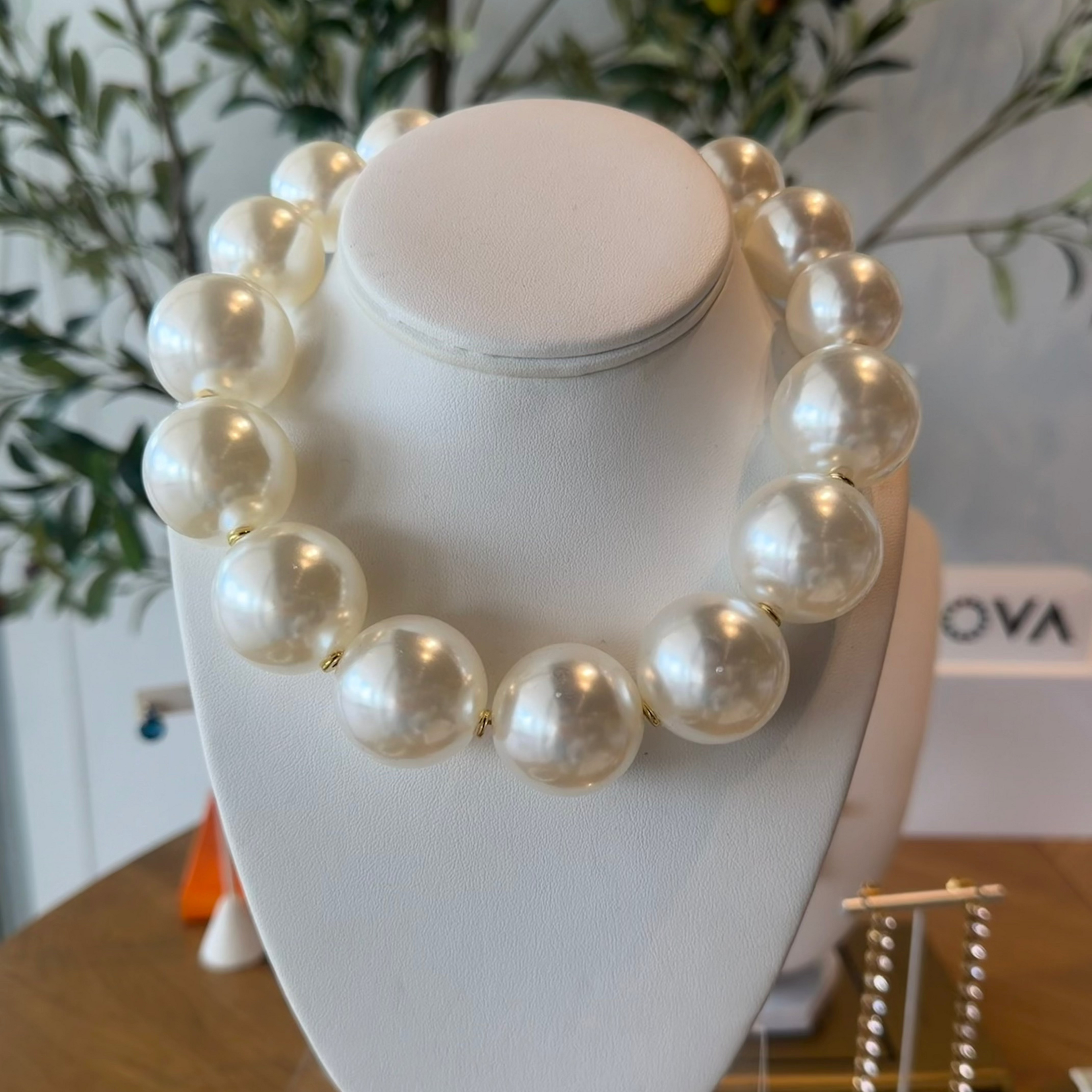 Bianca Pearl Statement Necklace