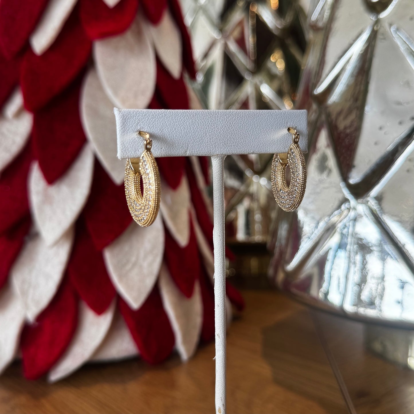 Zarcillos de corazón y mariposa