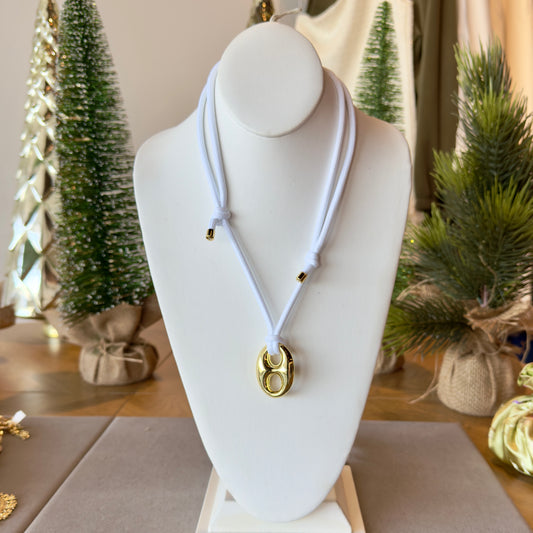 Collar dije dorado infinito