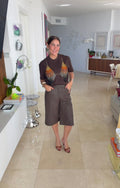 Milan Matte Leather Bermudas