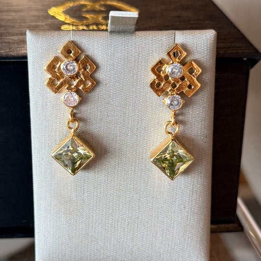 Small Endless Knot Earrings