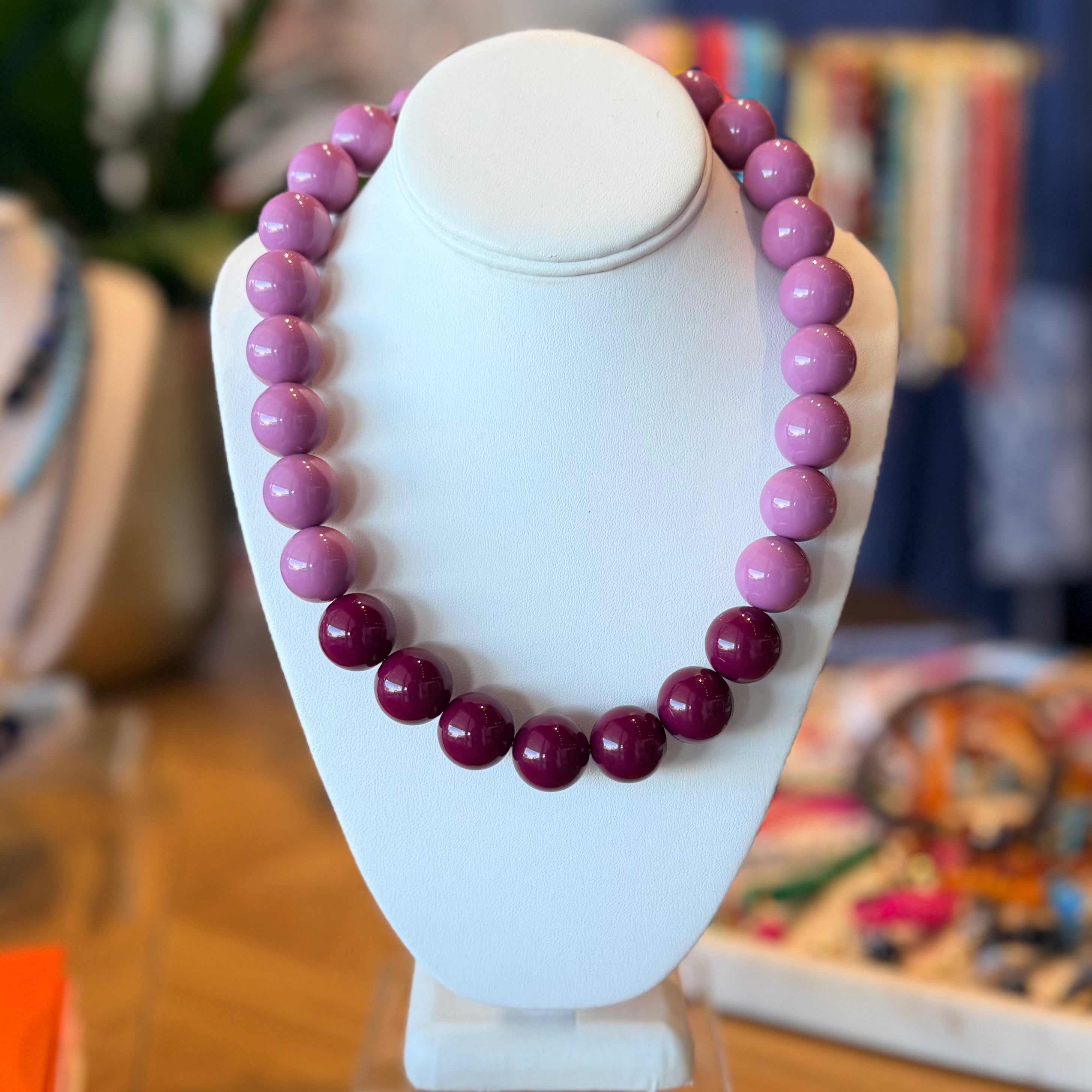 Collar de joya de caramelo