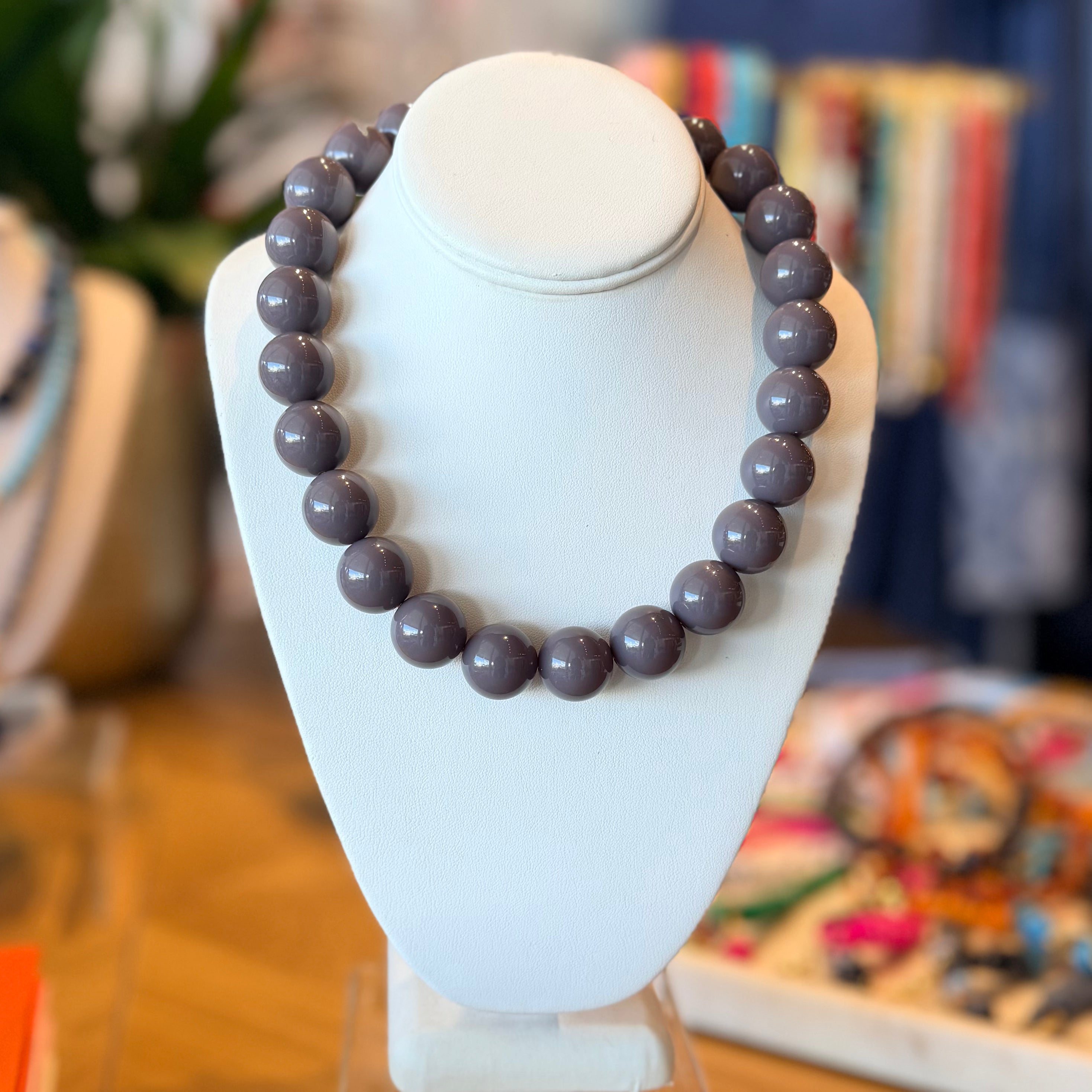 Collar de joya de caramelo