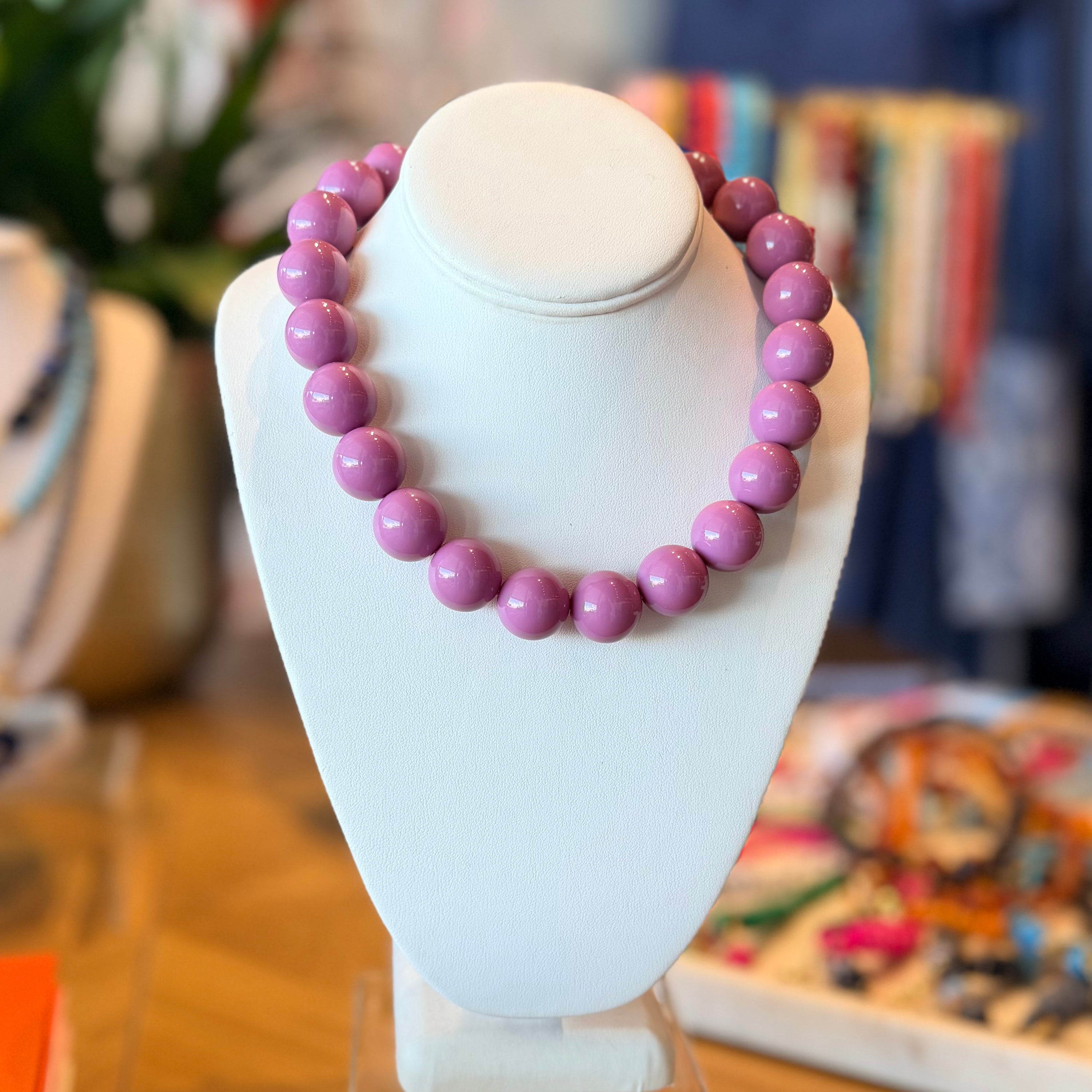 Collar de joya de caramelo