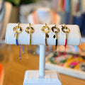 Pulsera tejida círculo infinito