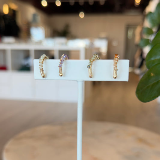 Earcuff de cristales