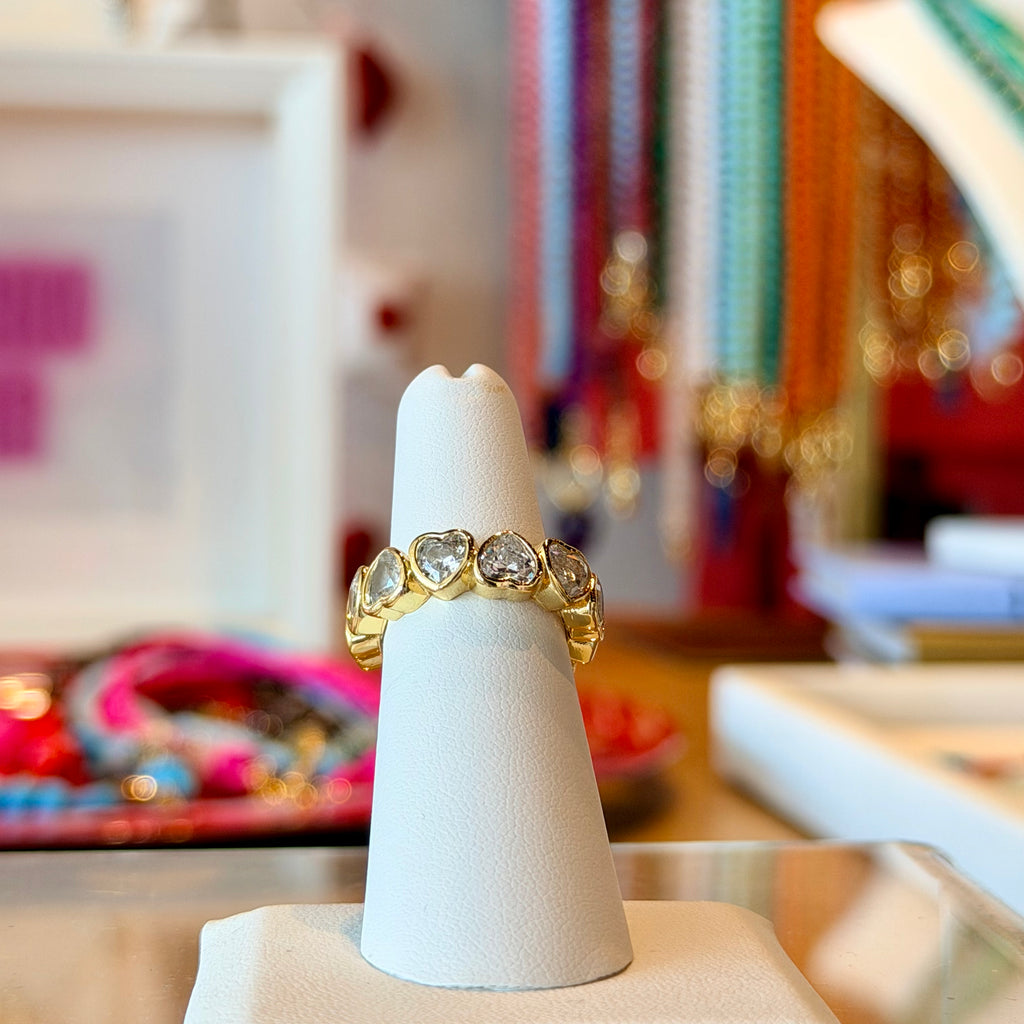 Adjustable Heart Glow Ring