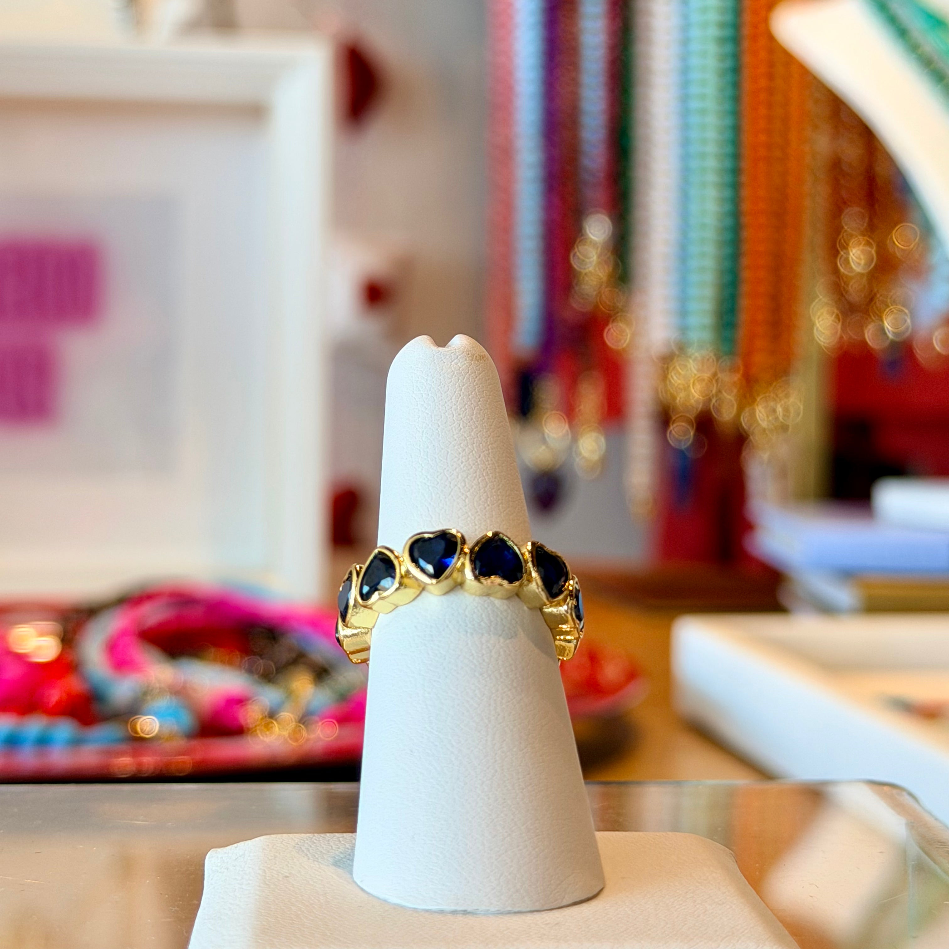 Adjustable Heart Glow Ring