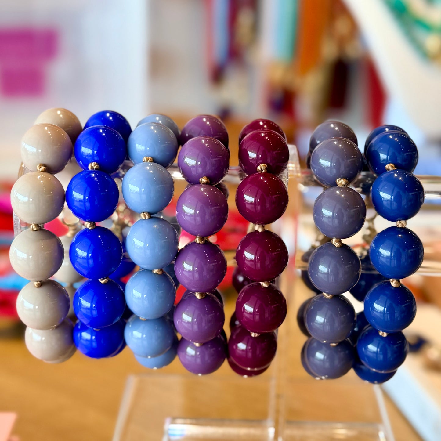 Chic Pop Bead Color Bracelet