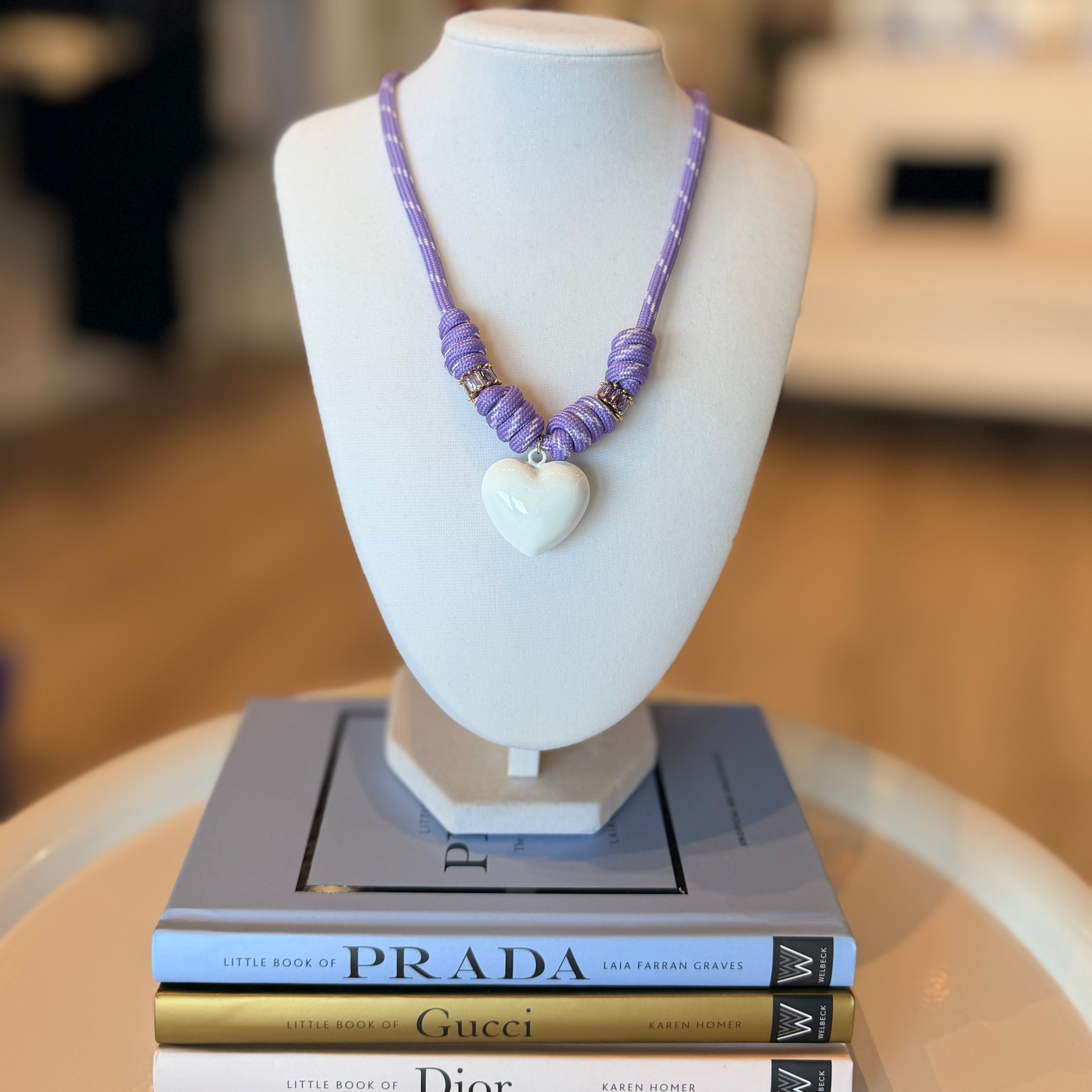 Heart Statement cord Necklace