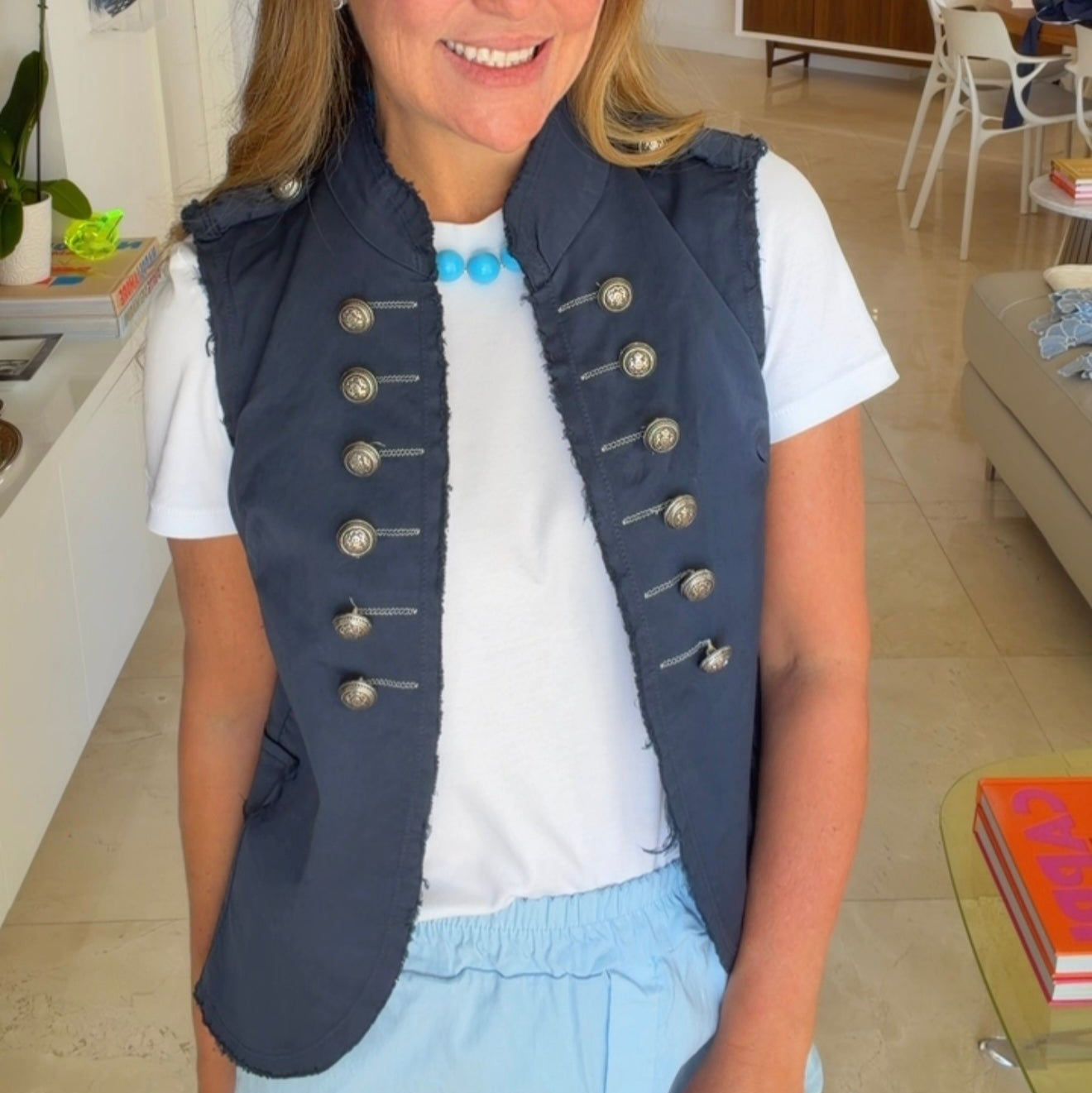 Italian Napoleon Sleeveless Jacket | PS Showroom