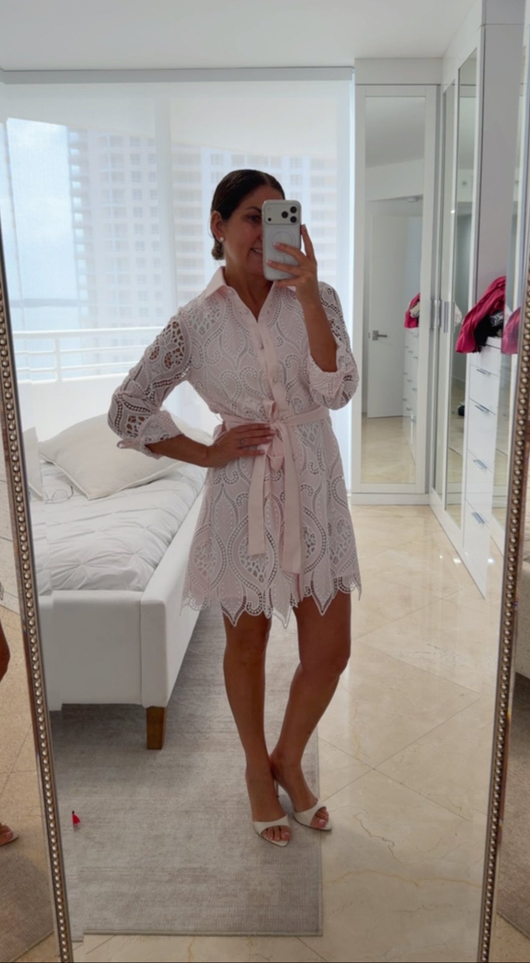 Lace Breeze Shirt Dress | Ps Showroom