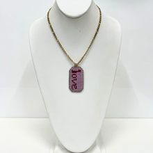 Long necklace with miyuki charm