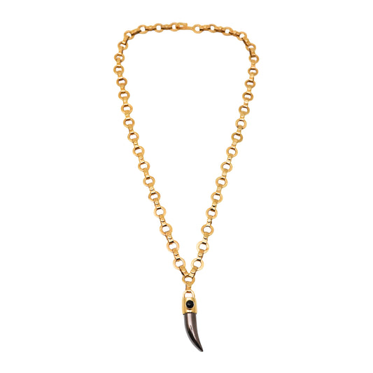 Majestic Curve Hematite Necklace