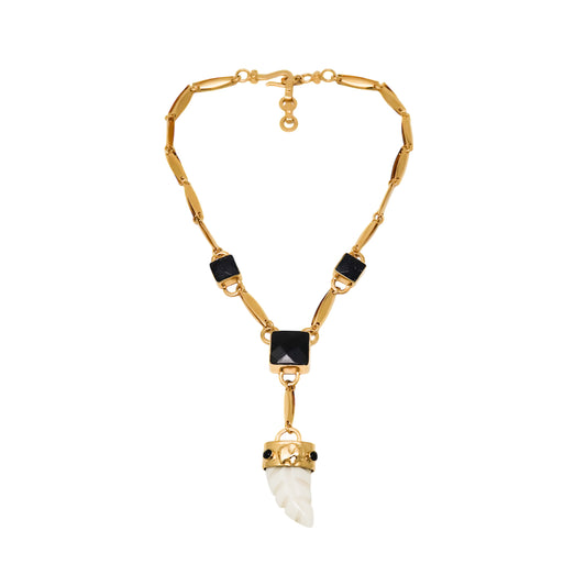 Majestic Curve Quartz Necklace