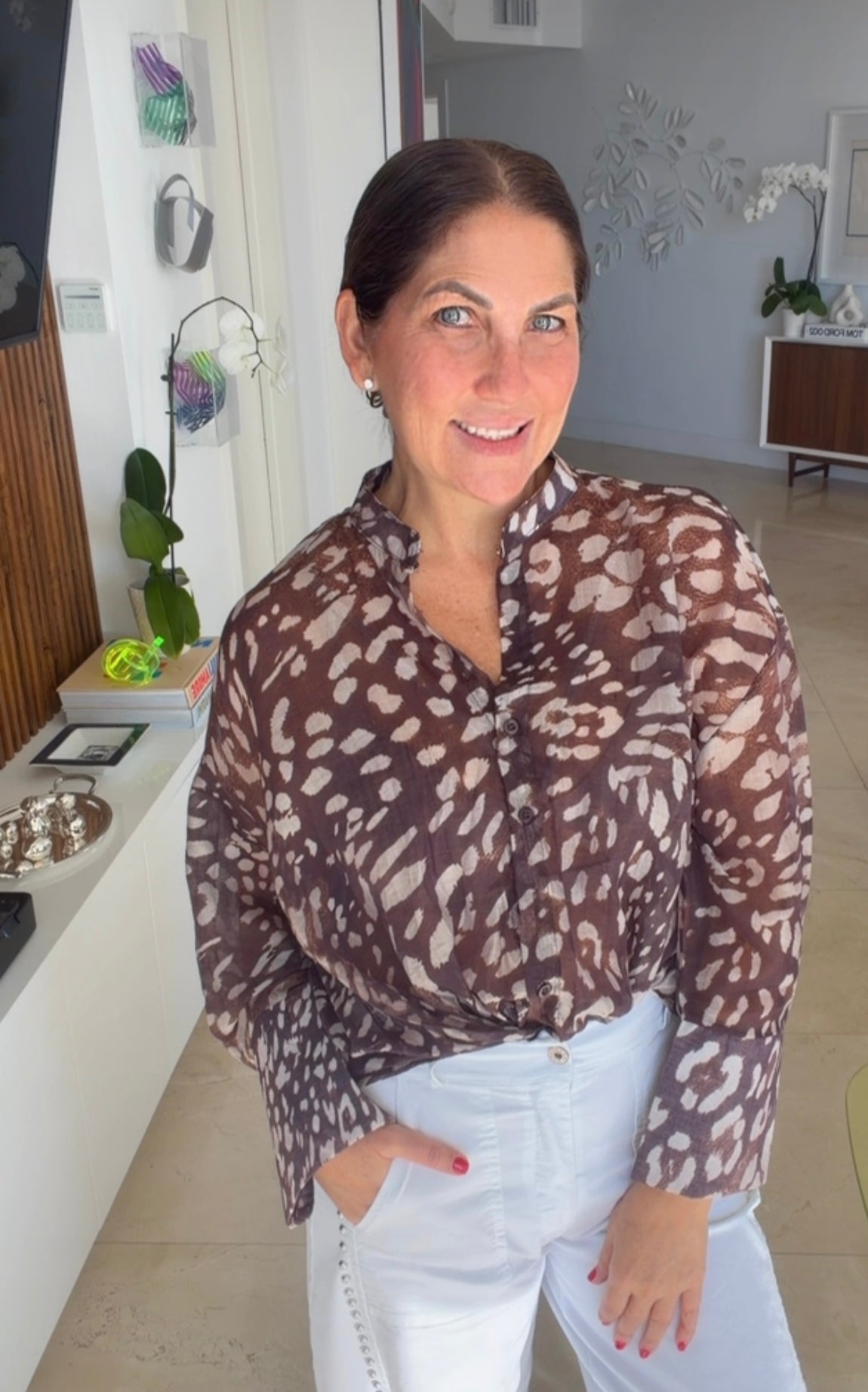 Savannah Print Blouse | PS Showroom