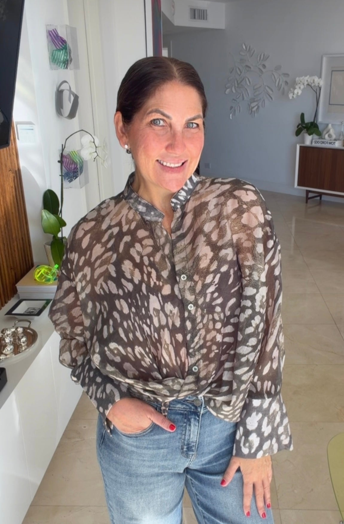Savannah Print Blouse | PS Showroom