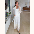 Vestido americano de crochet