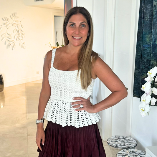 Top Florencia bordado