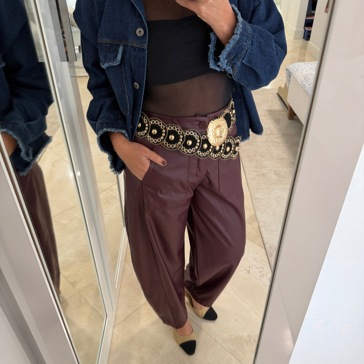 Urban Luxe Faux Leather Pants | PS Showroom