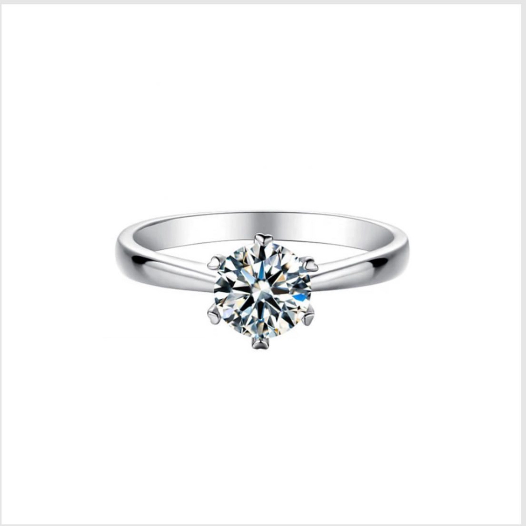 Anillo Solitario 2ct Tiffany