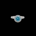 Anillo Aguamarina