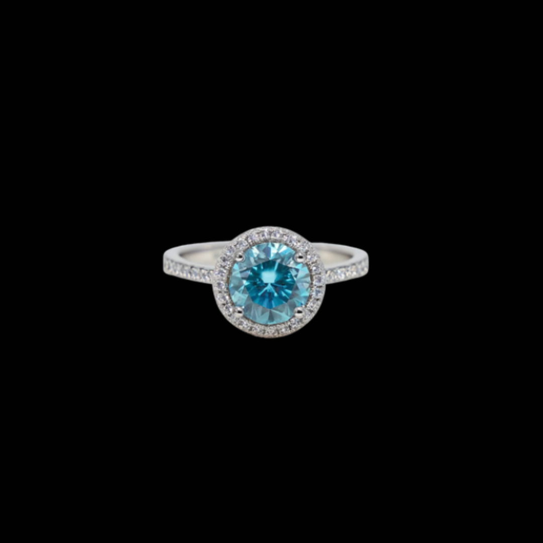Anillo Aguamarina