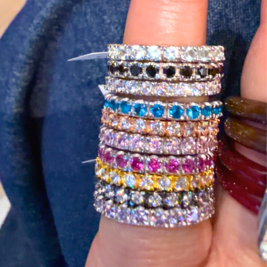 Anillos de zirconia talla 5