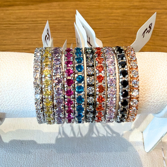 Anillos zirconia talla 4