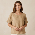 Aria Relaxed Linen Tee