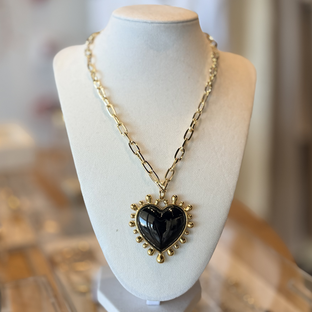 Luxe Heart Pendant Necklace