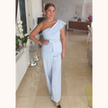 One-Shoulder Elegance Set