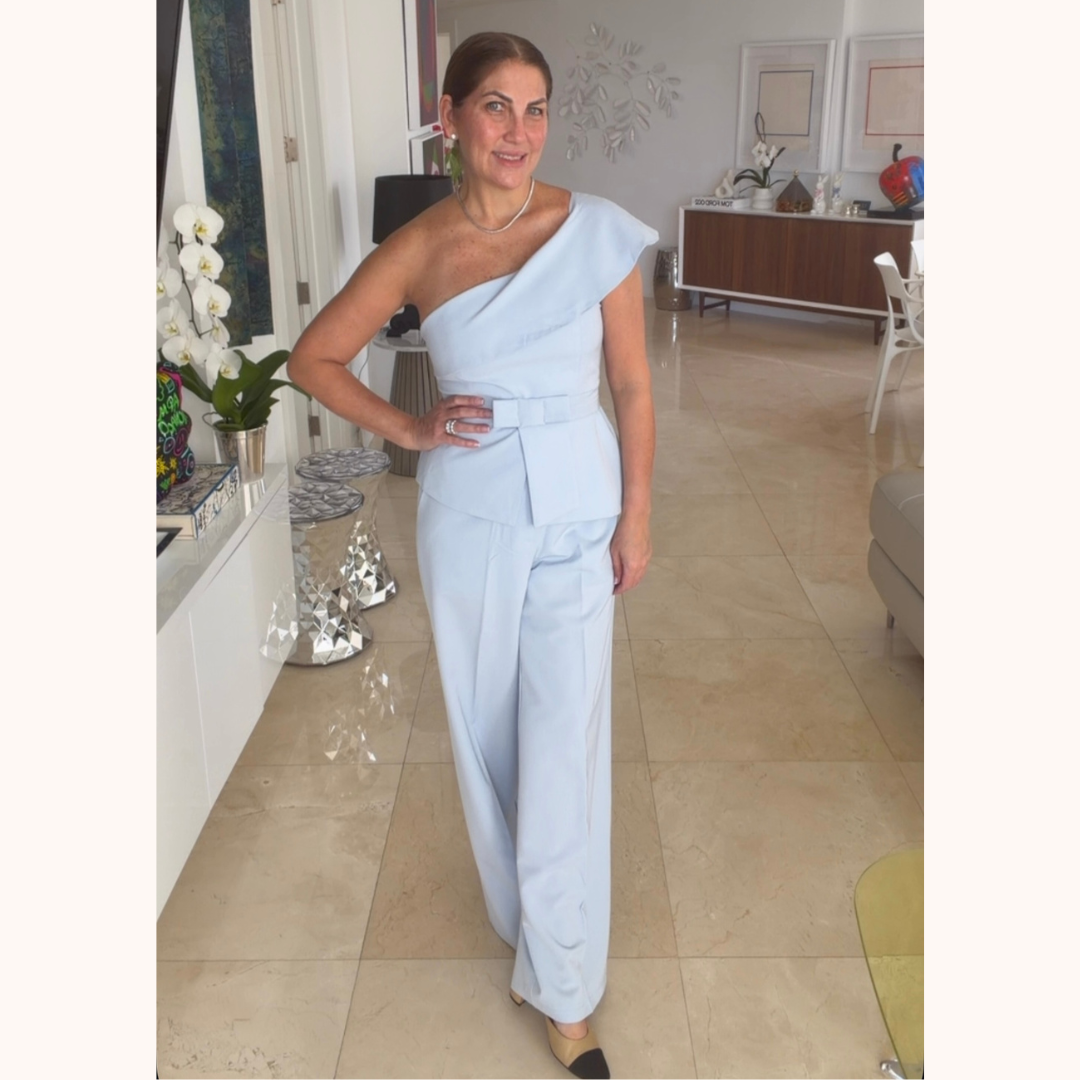 One-Shoulder Elegance Set