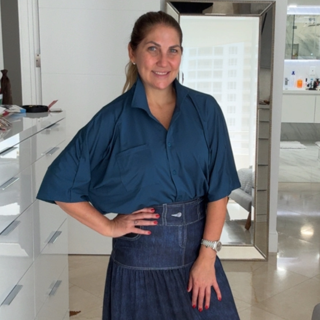 Camisa unicolor oversized