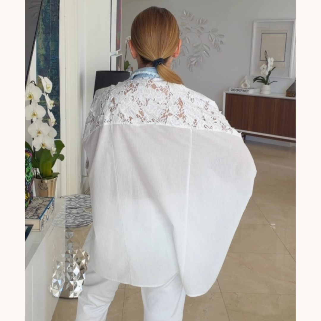 The Milano Lace Blend Shirt