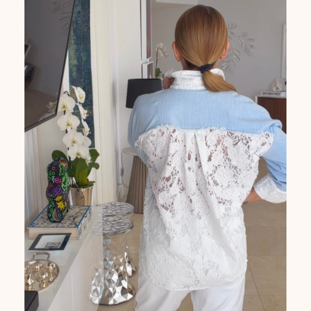 The Milano Lace Blend Shirt