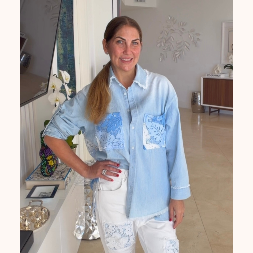 The Milano Lace Blend Shirt