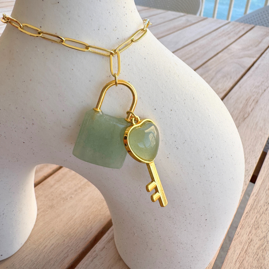 Collares de llaves y candado